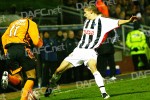 Dundee Utd. v Pars 28th October 2008. Calum Woods in action.