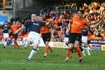 Dundee Utd v Pars 27th January 2007. Jim Hamilton v Lee Wilkie.