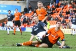 Dundee Utd v Pars 27th January 2007. Jim Hamilton v Lee Wilkie.