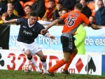 Dundee Utd v Pars 27th January 2007. Adam Hammill v Sean Dillon.