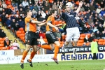 Dundee Utd v Pars 27th January 2007. Phil McGuire is pushed.