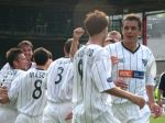 Dundee v Pars 17th August 2003. Everybody happy after the second goal.