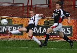 Dundee v Pars 23rd Oct 2004. Greg Shields in action.