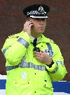 Dundee v Pars 23rd Oct 2004. Man in charge of Police at Dens Park.