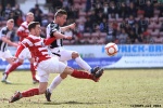 Pars v Hamilton Academical 6th April 2013. Josh Falkingham v John Routledge.