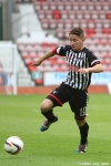 Pars v Hamilton Academical 6th April 2013. Callum Morris v Martin Canning (2of3).