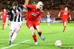 Pars v Raith Rovers 2nd January 2013. Andy Kirk v Simon Mensing.