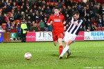 Pars v Raith Rovers 2nd January 2013. Andy Barrowman v Douglas Hill.