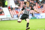 Pars v Motherwell 3rd March 2012. Ryan Thomson in action.
