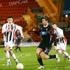 Pars v Airdrie Utd. 17th January 2009. Steven Bell v Bobby Donnelly.