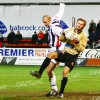 Pars v Airdrie Utd. 17th January 2009. Graham Bayne v Lee Hollis.