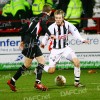 Pars v Airdrie Utd. 17th January 2009. Paul Willis v Marc Smyth.