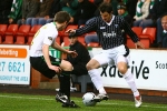 Pars v Celtic 10th December 2006. Stevie Crawford v Mark Wilson.