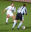Pars v Dundee 1st January 2005. Darren Young v Stephen McNally