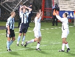 Pars v Dundee 1st January 2005. Toddy celebrates second goal