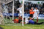 Pars v Dundee Utd. 22nd Jan 2005. Jesper Christiansen opens the scoring!