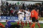 Pars v Dundee Utd. 22nd Jan 2005. Jecper Christiansen celebrates his first for the Pars!