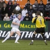 Pars v Dundee Utd. 25th February 2006. Noel Hunt v Derek Stillie.