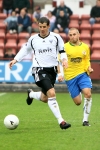 Pars v Hamilton Academical 20th October 2007. Stevie Crawford v Tom Parratt.