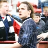 Pars v Dundee United 21st April 2007. Tam McManus celebrates!