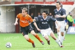 Pars v Dundee United 21st April 2007. Gary Mason in midfield.