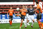 Pars v Dundee United 21st April 2007. Dundee United clear the ball away.