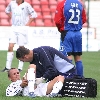 Pars v Inverness C.T. 13th August 2005. Simon Donnelly hurt