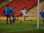 Pars v Inverness C.T. 20th April 2004. Darren Young scores the equaliser.