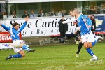 Pars v Queen of the South 31st January 2009. Rory Loy shoots on target.