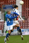 Pars v Queen of the South 31st January 2009. Steven Bell v Robert Harris.