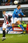 Pars v Queen of the South 31st January 2009. Rory Loy v Craig Barr.