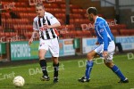 Pars v Queen of the South 31st January 2009. Scott Thomson v Jamie McQuilken.