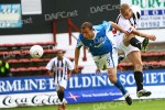 Pars v Queen of the South 9th August 2008. Graham Bayne in action.