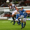 Pars v Queen of the South 9th August 2008. Scott Wilson in action.