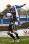Queen of the South v Pars 15th March 2008. Mark Burchill in action.