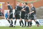 Queen of the South v Pars 15th March 2008. Scott Morrison celebrates!