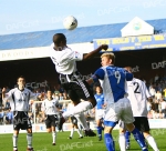 Queen of the South v Pars 6th October 2007. Souleymane Bamba in action.