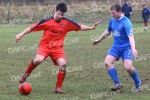 Queen of the South Supporters v Dunfermline Athletic Supporters Team. 15th March 2008. Stoo Meldrum in action.